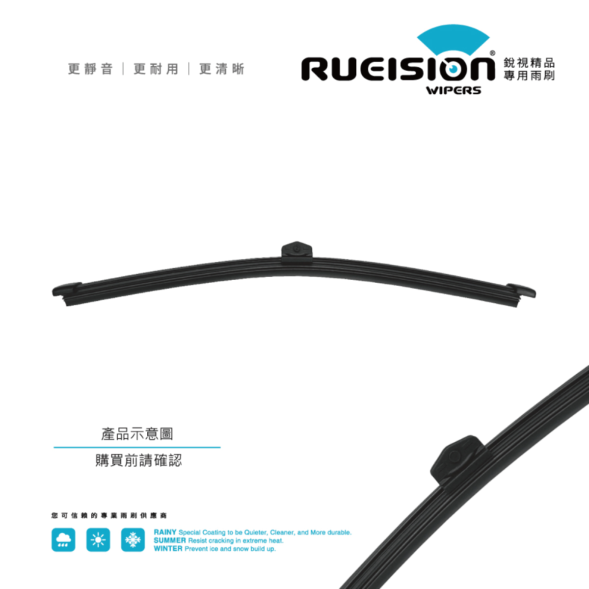 PORSCHE PANAMERA 971 矽膠後雨刷 B款接頭