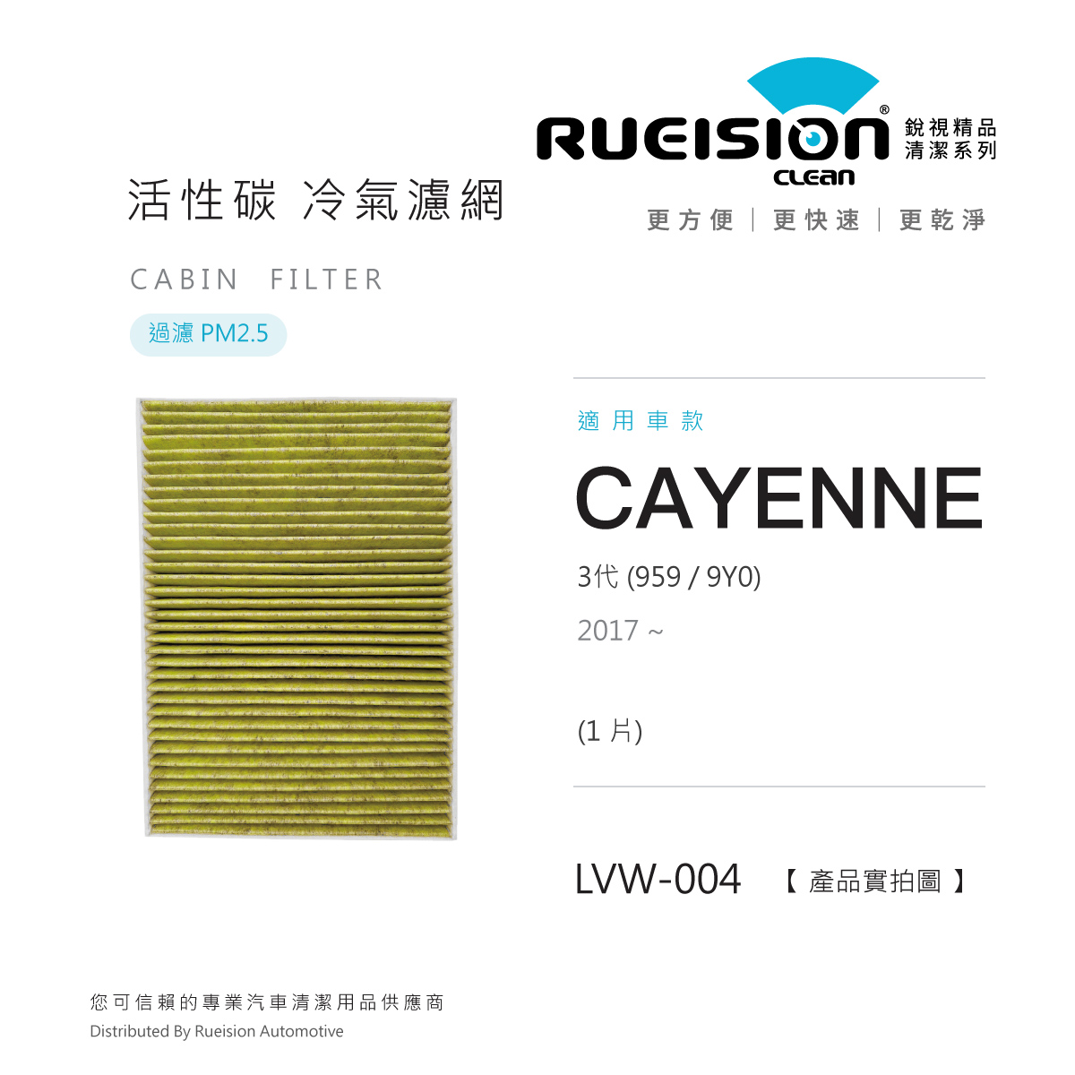 ⬛ PORSCHE CAYENNE 3代 959 9Y0 活性碳 冷氣濾網 PM2.5 (2017~)